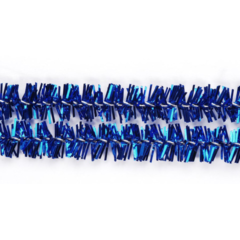Tinsel Stems - 6mm - Royal Blue - 25 pieces