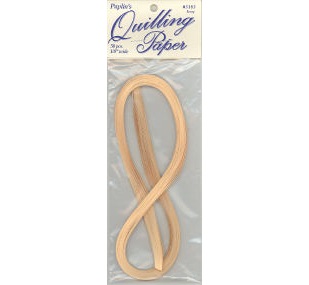 1/8 Inch Quilling Strips - Ivory - 50 pieces
