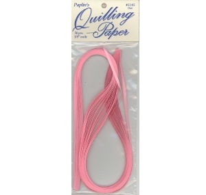 1/8 Inch Quilling Strips -  Pink - 50 pieces.
