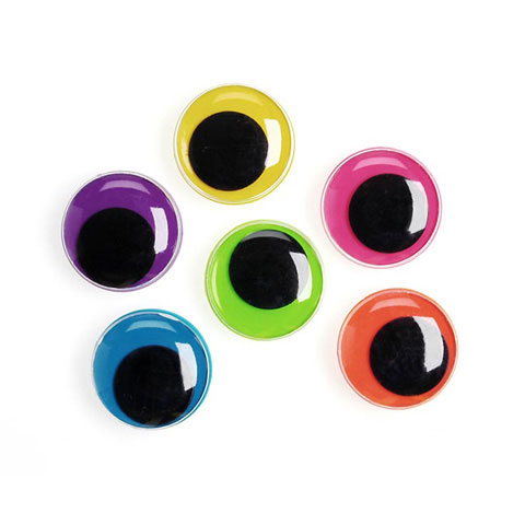 Neon Eyes - Assorted Color - 20mm - 50 pieces 