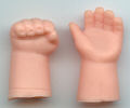 Tiny 1-1/4 inch - Vintage - Hand with Fist