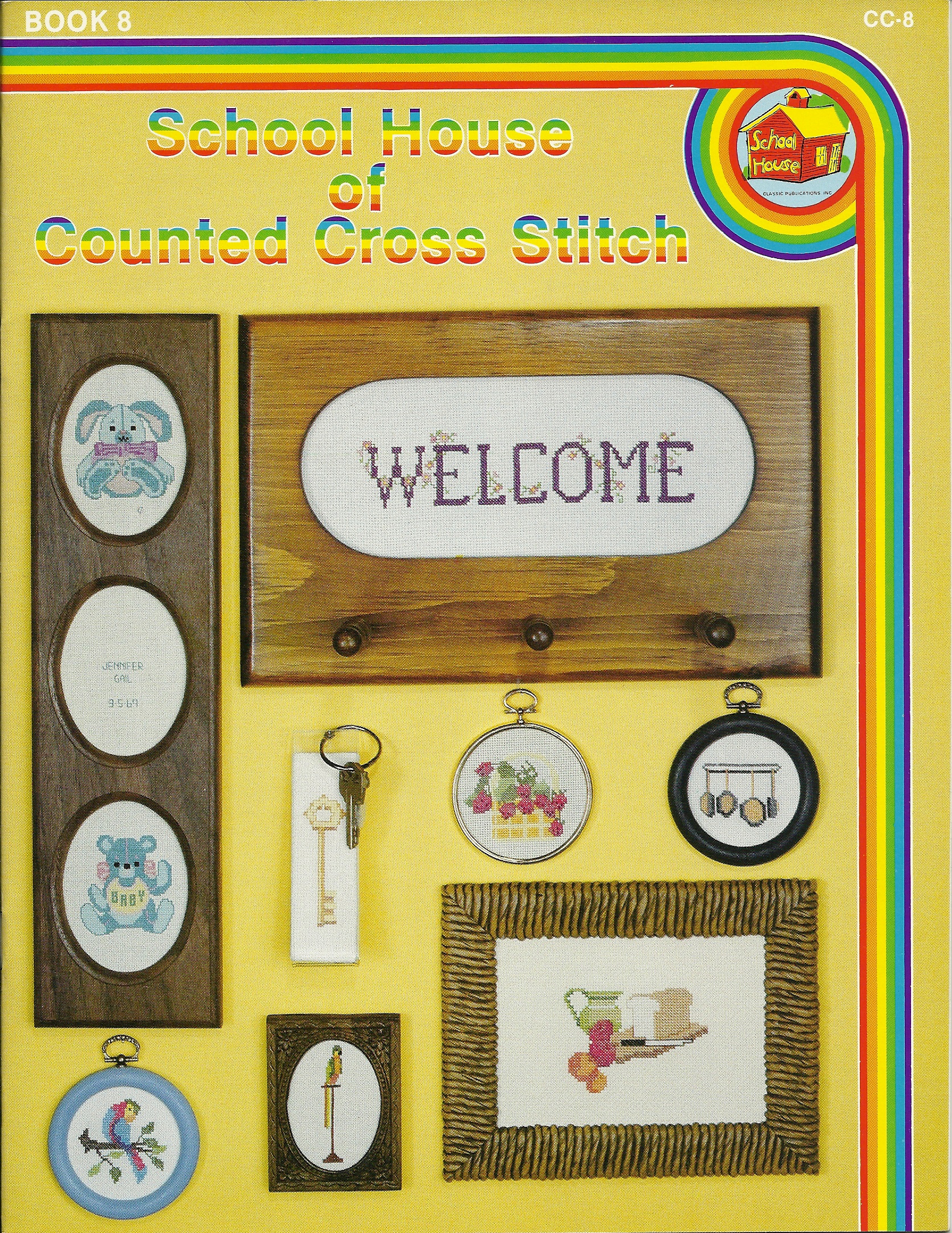 School House of Counted Cross Stitch  Book 8